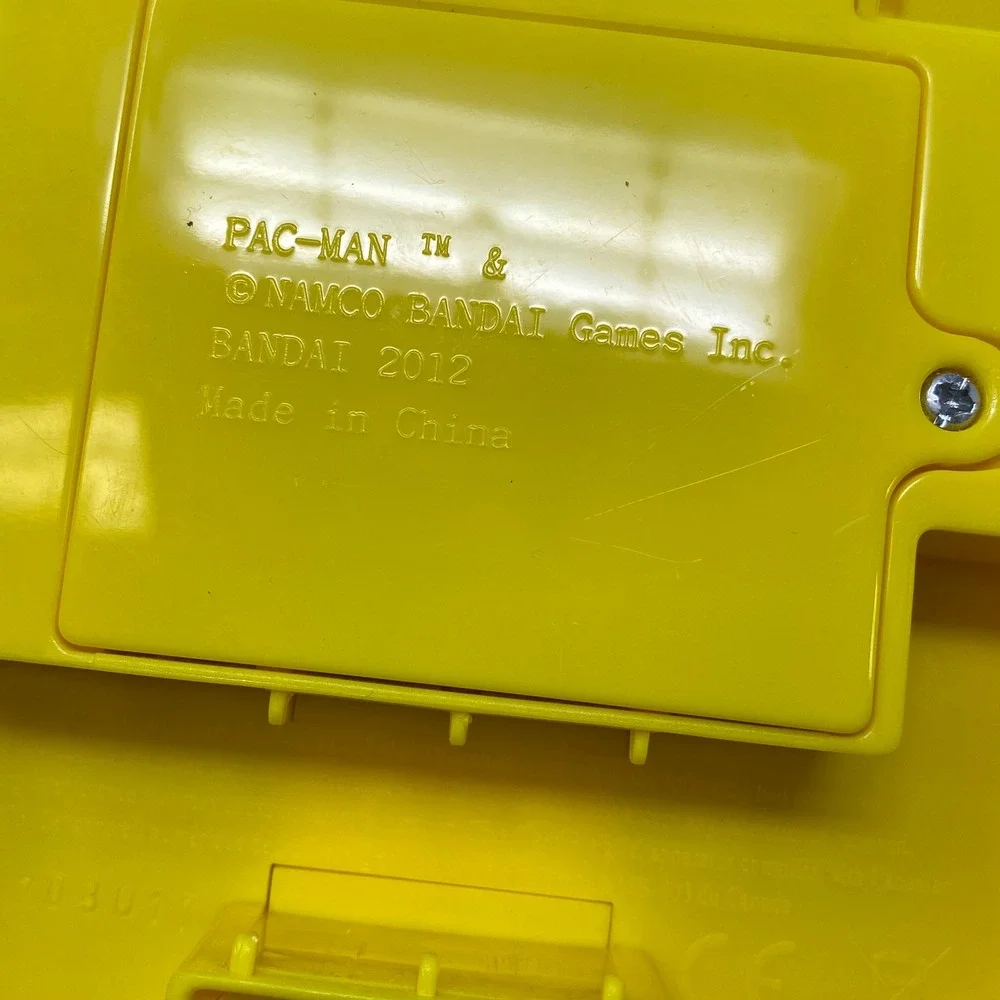 Bandai‎ Pac-Man Plug and Play TV Game Joystick Console Yellow 2012 Retro